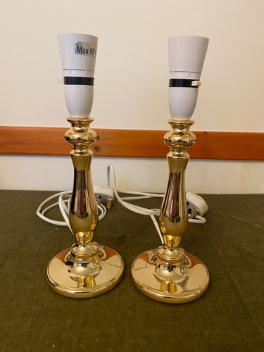 Pair table lamp base - pair, base,