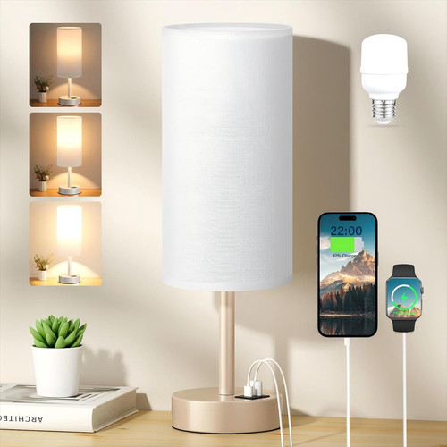 Gold bedside lamp table - lamp,,