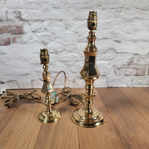 Vintage brass table lamps - 2,