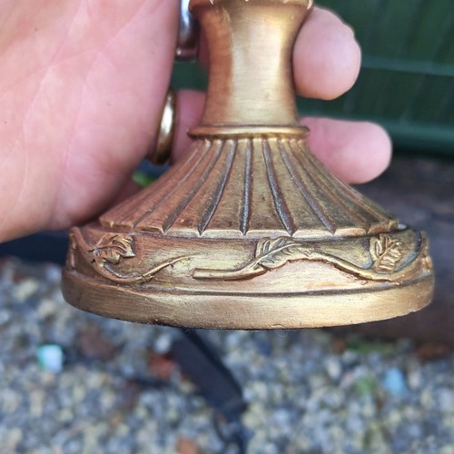 Gold brass color finish table - gold,