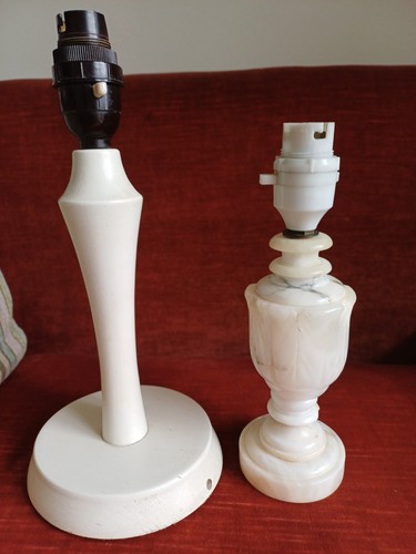 Vintage bedside lamp bases - vintage,