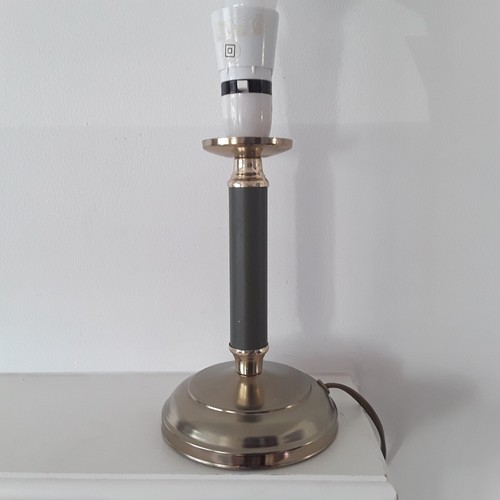 Metal brass table lamp - table,