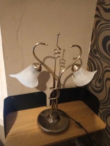 Lamp table brass - table,