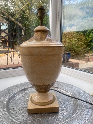 Decorative cream table lamp - decorative,
