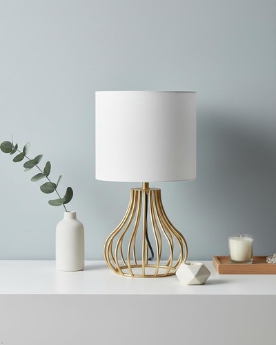 Goebelson bedside lamp gold - goebelson, lamp,