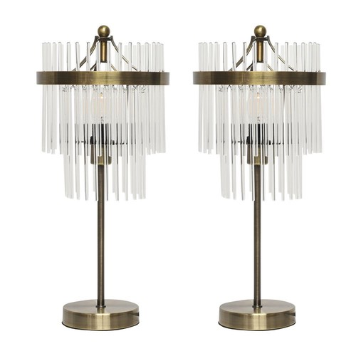 Set modern antique brass - 2,