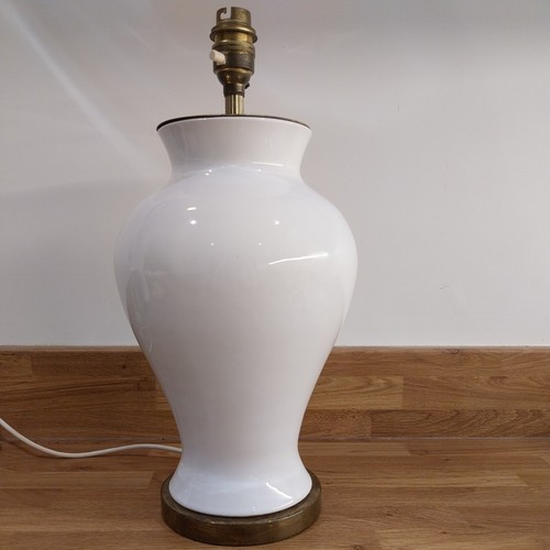 Antique white ceramic - antique, brass