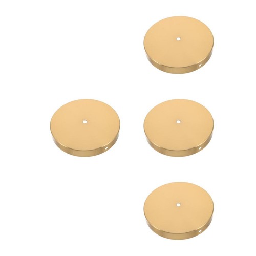 Round gold table lamp base - gold,
