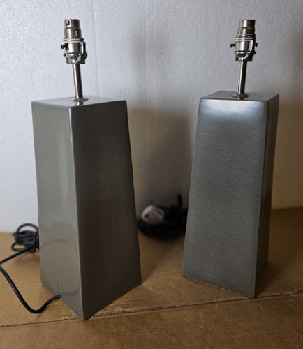 Pair minimalist grey - pair, of