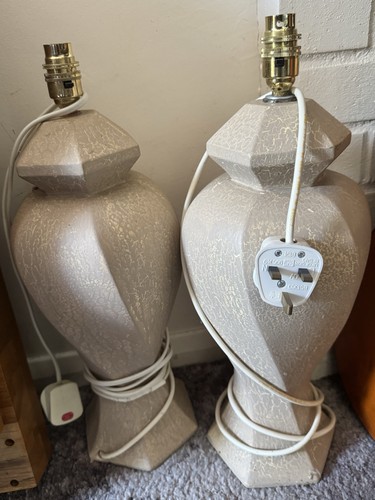 Table lamp base pair - lamp,